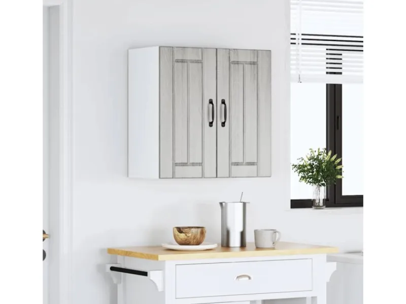 vidaXL Küchen-Hängeschrank Lucca Grau Sonoma Holzwerkstoff 853823< Küchenschränke