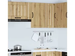 Küchenschränke<vidaXL Küchen-Hängeschrank Lucca Artisan-Eiche Holzwerkstoff 853796