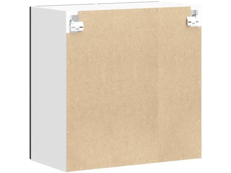 vidaXL Küchen-Hängeschrank mit Glastür Lucca Holzwerkstoff 853908< Küchenschränke