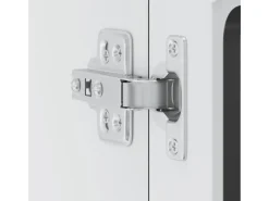 vidaXL Küchen-Hängeschrank mit Glastür Lucca Holzwerkstoff 853908< Küchenschränke