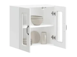 Küchenschränke<vidaXL Küchen-Hängeschrank mit Glastür Kalmar Holzwerkstoff 853667