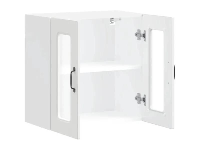 Küchenschränke<vidaXL Küchen-Hängeschrank mit Glastür Kalmar Holzwerkstoff 853667