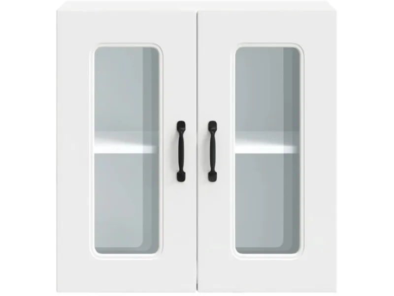 Küchenschränke<vidaXL Küchen-Hängeschrank mit Glastür Kalmar Holzwerkstoff 853667