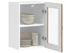 Küchenschränke<vidaXL Küchen-Hängeschrank mit Glastür Porto -Optik 854015