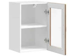 Küchenschränke<vidaXL Küchen-Hängeschrank mit Glastür Porto -Optik 854015