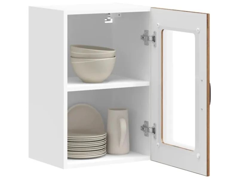 Online vidaXL Küchen-Hängeschrank mit Glastür Lucca -Optik 853775 Altholz