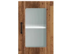 Online vidaXL Küchen-Hängeschrank mit Glastür Lucca -Optik 853775 Altholz