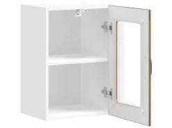 Online vidaXL Küchen-Hängeschrank mit Glastür Lucca -Optik 853775 Altholz