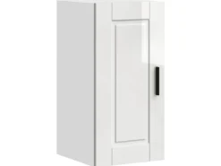 Küchenschränke<vidaXL Küchen-Hängeschrank Porto Hochglanz-Weiß Holzwerkstoff 854019