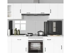 vidaXL Küchenrückwand 2 pcs 110 x 60 cm Gehärtetes Glas 3415508< Küchenrückwände