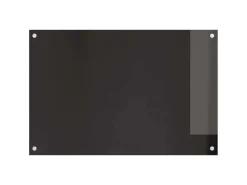 Online vidaXL Küchenrückwand 2 pcs 90 x 60 cm Gehärtetes Glas 3415550 Schwarz