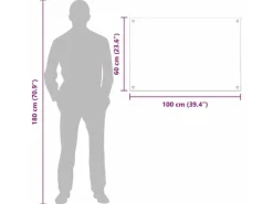 Küchenrückwände<vidaXL Küchenrückwand 2 pcs 100 x 60 cm Gehärtetes Glas 3415553
