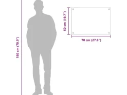 vidaXL Küchenrückwand 70 x 50 x 0,6 cm Gehärtetes Glas 42001251< Küchenrückwände