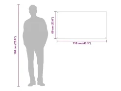 vidaXL Küchenrückwand 110 x 60 x 0,6 cm Gehärtetes Glas 42001306< Küchenrückwände