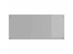 Hot vidaXL Küchenrückwand 110 x 50 x 0,6 cm Gehärtetes Glas 42001305 Hellgrau