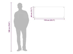 Best vidaXL Küchenrückwand 110 x 40 x 0,6 cm Gehärtetes Glas 42001304 Hellgrau