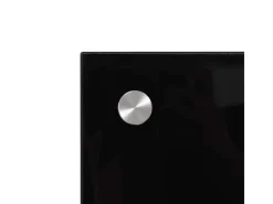 vidaXL Küchenrückwand 90x40 cm Hartglas 249487 Schwarz