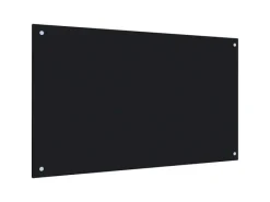 Outlet vidaXL Küchenrückwand 100x60 cm Hartglas 249492 Schwarz