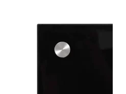 Outlet vidaXL Küchenrückwand 100x60 cm Hartglas 249492 Schwarz