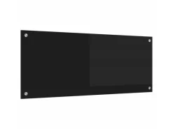 Discount vidaXL Küchenrückwand 100 x 40 cm Gehärtetes Glas 42018041 Schwarz