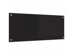 Discount vidaXL Küchenrückwand 100 x 40 cm Gehärtetes Glas 42018041 Schwarz