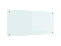 New vidaXL Küchenrückwand 90 x 40 cm Gehärtetes Glas 42018014 Weiß
