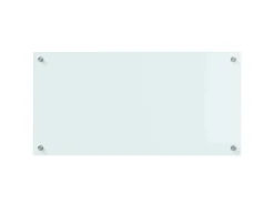 Best vidaXL Küchenrückwand 80 x 40 cm Gehärtetes Glas 42018011 Weiß