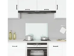 Clearance vidaXL Küchenrückwand 70x50 cm Hartglas 249452 Weiß