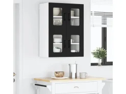 Hot vidaXL Küchenschrank 2 Stk 60 x 31 x 40 cm Holzwerkstoff 884968 Schwarz