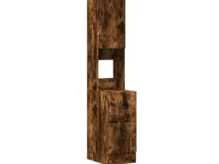 Pantryküchen<vidaXL Küchenschrank Räuchereiche 35x50x180 cm Holzwerkstoff