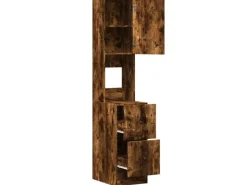 Pantryküchen<vidaXL Küchenschrank Räuchereiche 35x50x180 cm Holzwerkstoff