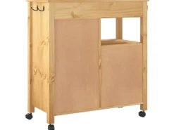 New vidaXL Küchenwagen MONZA 84x40x90 cm Massivholz Kiefer Modell 14