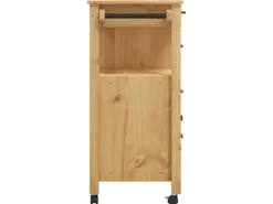 New vidaXL Küchenwagen MONZA 84x40x90 cm Massivholz Kiefer Modell 14