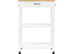 Hot vidaXL Küchenwagen MONZA 60x40x90 cm Massivholz Kiefer Modell 8