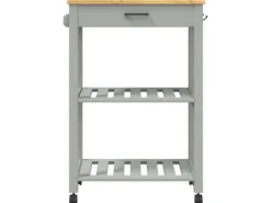vidaXL Küchenwagen MONZA 60x40x90 cm Massivholz Kiefer Modell 2
