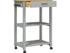 vidaXL Küchenwagen MONZA 60x40x90 cm Massivholz Kiefer Modell 2