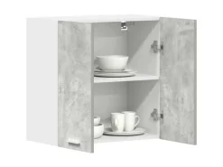 vidaXL Küchenwandschrank Betongrau 60x31x60 cm Holzwerkstoff 861228< Küchenschränke