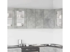 vidaXL Küchenwandschrank Betongrau 60x31x60 cm Holzwerkstoff 861228< Küchenschränke