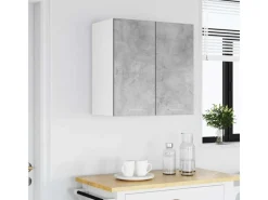 vidaXL Küchenwandschrank Betongrau 60x31x60 cm Holzwerkstoff 861228< Küchenschränke