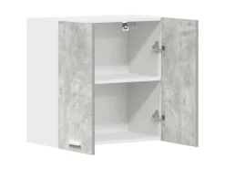 vidaXL Küchenwandschrank Betongrau 60x31x60 cm Holzwerkstoff 861228< Küchenschränke