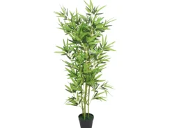 Töpfe<vidaXL Künstliche Bambuspflanze mit Topf 120 cm Grün