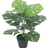 vidaXL Künstliche Monstera-Pflanze mit Topf 45 cm Grün< Töpfe