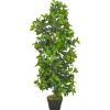 vidaXL Künstliche Pflanze Lorbeerbaum mit Topf Grün 120 cm< Töpfe