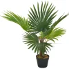 Töpfe<vidaXL Künstliche Pflanze Palme mit Topf Grün 70 cm