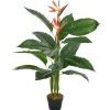vidaXL Künstliche Pflanze Strelitzia mit Topf Rot 100 cm< Töpfe