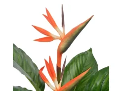 vidaXL Künstliche Pflanze Strelitzia mit Topf Rot 100 cm< Töpfe