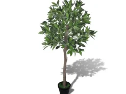 vidaXL Künstlicher Lorbeerbaum mit Topf 120 cm< Töpfe
