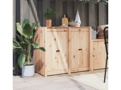 vidaXL Outdoor-Küchenschrank Massivholz Kiefer Modell 1< Küchenschränke