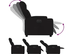 Online vidaXL Relaxsessel Elektrisch Schwarz Stoff Modell 32