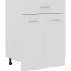 Discount vidaXL Schubunterschrank Weiß 60x46x81,5 cm Holzwerkstoff